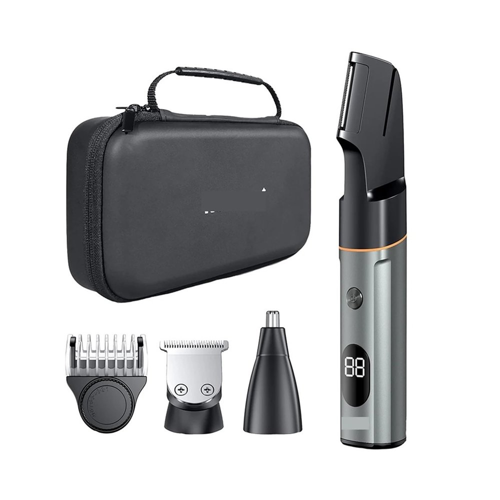 Compatible With Kensen 3-in-1 Men's Body Hair Trimmer Kit,IPX6 Waterproof Pubic Hair Shaver, Nose & Beard Trimmer, Electric Hair Clippers for Grooming