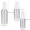 LOORGVEL Refillable Perfume Spray Nozzle Bottle 3pc Aluminum Travel Set view 2