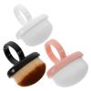 Baluue 3pcs Soft Bristle Nail Remover Brushes Compact Manicure Cleaning Scrub Tools for Fingernails Nail Dust Removal Portable Tech Supplies view 1