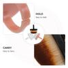 Baluue 3pcs Soft Bristle Nail Remover Brushes Compact Manicure Cleaning Scrub Tools for Fingernails Nail Dust Removal Portable Tech Supplies view 3