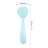 Baluue 2pcs Silicone Facial Cleansing Brush Soft Manual Exfoliator Deep Cleaning Pore Unclogging Tool for Makeup Removal and Smooth Skin Portable Home Face Scrubber Blue Pink view 4