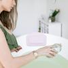 FOYTOKI Practical Bath Pillow for Tub with Shoulder Support Soft PVC Foam Bathtub Cushion Breathable Comfortable Spa Accessory Sleek Minimalist Design for Home Bath Relaxation view 2