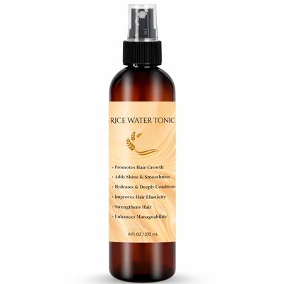 Blossom-LAB Fermented Rice Water Hair Tonic, 8 fl oz, Strengthening Scalp Spray for Hair Growth, Hydration & Shine with Biotin, Caffeine, Aloe Vera, and Rice Protein