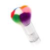 Baluue Nail Cleaning Brush with Rhinestone Handle Soft Colorful Bristles for Nail Dust and Powder Removal Portable Manicure Tool view 1