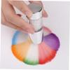 Baluue Nail Cleaning Brush with Rhinestone Handle Soft Colorful Bristles for Nail Dust and Powder Removal Portable Manicure Tool view 4