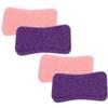 Baluue 4Pcs Foot Files Pumice Stone Callus Remover Pedicure Scrubber for Hard Skin Removal Foot Care Tools with Gentle Grinding Surface view 1