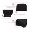 GRADENEVE 2Pcs Exfoliating Bath Gloves Non-Slip Rayon Scrubbing Shower Mitts for Deep Cleansing and Smooth Skin Suitable for Oily and Dry Skin Black view 2