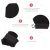 GRADENEVE 2Pcs Exfoliating Bath Gloves Non-Slip Rayon Scrubbing Shower Mitts for Deep Cleansing and Smooth Skin Suitable for Oily and Dry Skin Black view 4