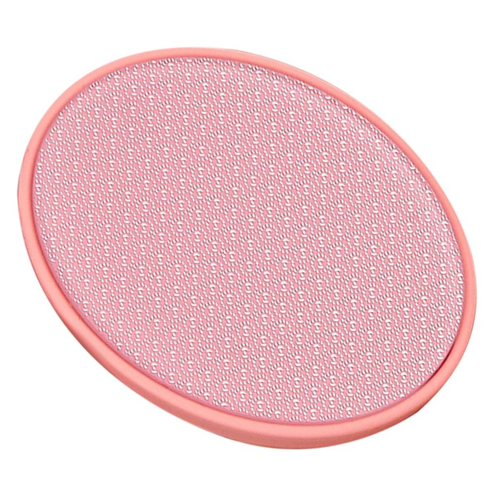 SOLUSTRE Portable Foot Scrubber Callus Remover for Feet Pink Exfoliating File with Advanced Grinding Technology for Smooth Heels and Dead Skin Removal Lightweight and Ergonomic Design