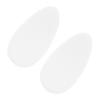 Baluue 2Pcs Glass Foot Scrubber Callus Remover for Dead Skin Removal Transparent Foot Scraper Tools Suitable for Elderly Waiters Athletes and High-Heel Wearers view 1
