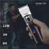 YHNNH Men's Professional Hair Clippers, Rechargeable Electric Clippers for Barbershops, Titanium Blade Hair Clippers view 4
