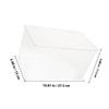 Lurrose Transparent Flip-top Storage Box Large Multi-functional Sundries Organizer for Makeup Bathroom Counter and Desktop Use with Pet Material and Dust-resistant Design view 2