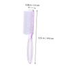 SOLUSTRE 15Pcs Handle Grip Nail Brushes for Fingernail and Toenail Cleaning Strong Bristles Gentle Skin Portable Hand Scrub Brushes with Hanging for Manicure Pedicure for Travel and Home view 2