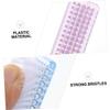 SOLUSTRE 15Pcs Handle Grip Nail Brushes for Fingernail and Toenail Cleaning Strong Bristles Gentle Skin Portable Hand Scrub Brushes with Hanging for Manicure Pedicure for Travel and Home view 3