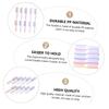 SOLUSTRE 15Pcs Handle Grip Nail Brushes for Fingernail and Toenail Cleaning Strong Bristles Gentle Skin Portable Hand Scrub Brushes with Hanging for Manicure Pedicure for Travel and Home view 4