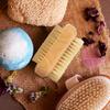 CTIRCHIU 3Pcs Professional Dual-sided Fingernail Brush Natural Beech Wood with Pig Bristles Multi-function Nail Cleaner for Home and Salon Use Gentle Daily Scrub for Hands and Toenails view 3
