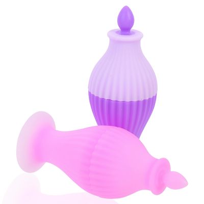 Baluue 2pcs Silicone Cooling Roller for Face Soothing and Skin Tightening Skin Care Tool for Deep Tissue Massage and Serum Absorption Portable Beauty Treatment for Home and Travel