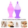 Baluue 2pcs Silicone Cooling Roller for Face Soothing and Skin Tightening Skin Care Tool for Deep Tissue Massage and Serum Absorption Portable Beauty Treatment for Home and Travel view 3