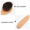 CTIRCHIU 3pcs Soft Bristle Facial Brush with Wood Handle for Men and Women Deep Cleansing Exfoliator Brush for Sensitive Skin for Travel and Daily Skincare view 3