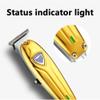 YHNNH Men's Professional Hair Clippers, Mini Cordless Metal Clippers, Electric Rechargeable Hair Clippers(Silver) view 4