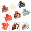 WRITWAA 6Pcs Small Square Claw Clips for Thick Hair Non-slip Hair Styling Accessories for Women and Daily Use and Special Occasions Mixed Colors view 2