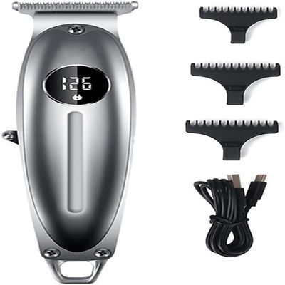 YHNNH Professional Hair Clippers for Men, Clipper All Metal Electric Cordless Trimmer 0mm Baldheaded T Blade Finish Haircut Machine