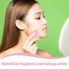LIFKOME 12 Pcs Portable Diamond-shaped Makeup Applicators for Wet and Dry Use Comfortable Cosmetic Tools in Pink Nude White and Blue Soft Facial Powder Pads for Travel view 4