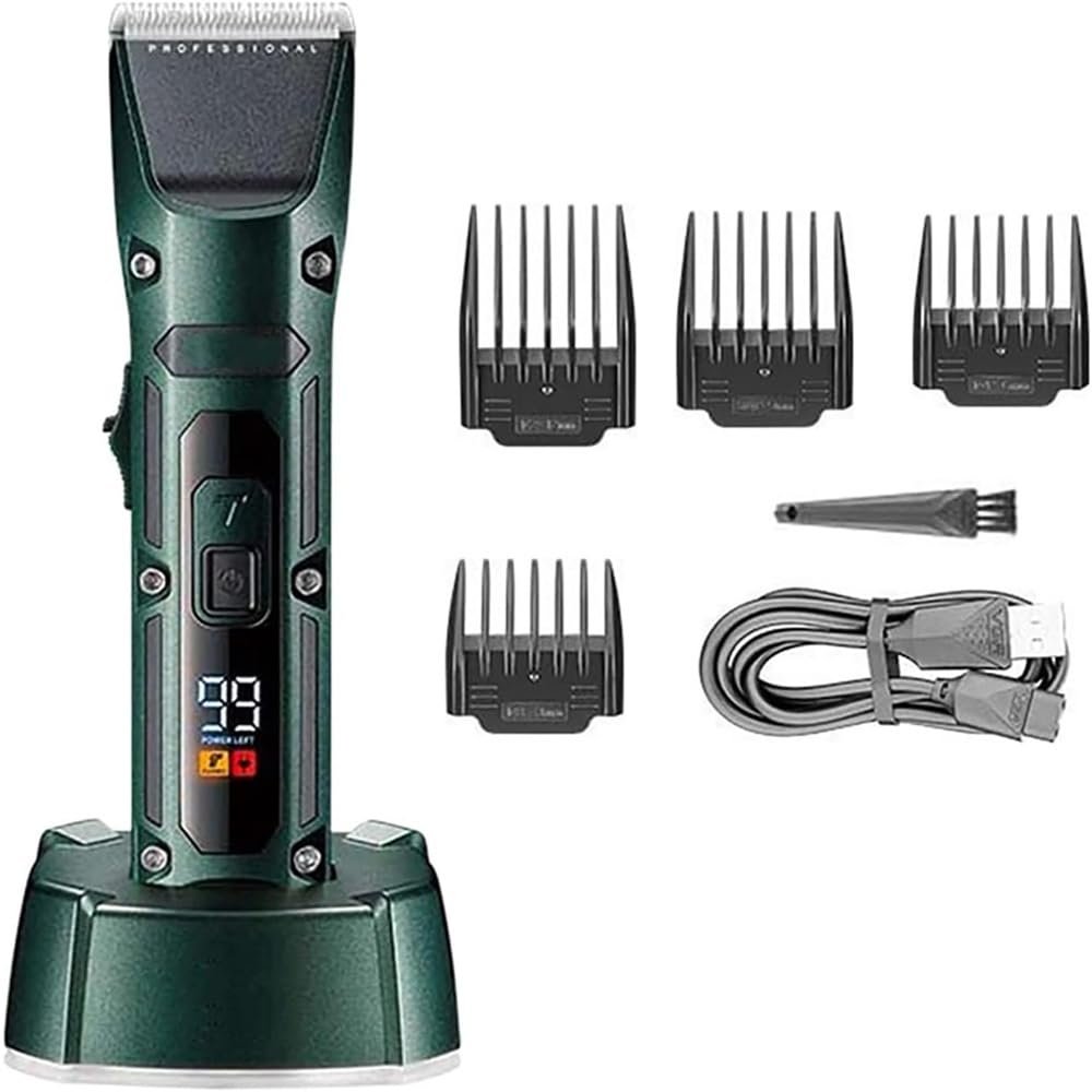 YHNNH Hair Clippers for Men, Rechargeable Trimmer for Beard Cutting Machine Barber Cutter Professional Clipper