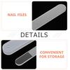 Cabilock 4 Sets Nano Glass Nail Files with Round Tips and Storage Box Handheld Manicure and Pedicure Polishing Tools for Smoothing Shaping Buffing and Quick Nail Edge Filing view 3
