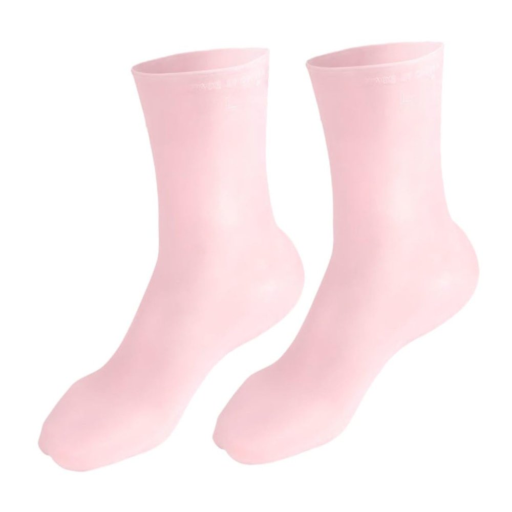 Cabilock Moisturizing Foot Covers Sebs Skin-Friendly Socks for Dry Cracked Feet Women Ankle Care Hydrates Softens Rough Heels Toes Elastic for Winter Callus Relief