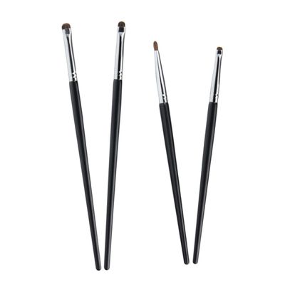 GETAJGHSD 4pcs Eyeliner Brush Set Fine Precision Eye Makeup Kit Lightweight Portable Makeup Brushes for Women Easy to Use Comfortable Grip for Beautiful Eye Looks