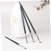 GETAJGHSD 4pcs Eyeliner Brush Set Fine Precision Eye Makeup Kit Lightweight Portable Makeup Brushes for Women Easy to Use Comfortable Grip for Beautiful Eye Looks view 4