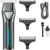 YHNNH Men's Professional Hair Clipper with Turbocharger, Adjustable Beard Trimmer, Home Haircutting Machine(Black) view 1