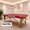 28" Wide Massage Table Cover|100% PU,Massage Table Cover Protector|Wipeable, Reusable & Waterproof Vinyl Massage Table Cover for Square Massage Tables(Dark Red,70cm,1Pack view 2