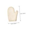 STOBAZA 2pcs Exfoliating Shower Gloves Comfortable Bath Scrubber Honeycomb Texture Dead Skin Remover Body Mitts for Smooth Supple Skin and Deep Cleansing view 2