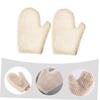 STOBAZA 2pcs Exfoliating Shower Gloves Comfortable Bath Scrubber Honeycomb Texture Dead Skin Remover Body Mitts for Smooth Supple Skin and Deep Cleansing view 3