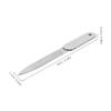 HOOTNEE 5pcs Stainless Steel Double-Sided Nail Files Welded Manicure Pedicure Tools for Natural Nails Home and Salon Use Smooth Buffing Block Toenail File view 2