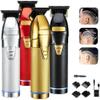 YHNNH Men's Professional Hair Clipper, Rechargeable Cordless Hair Clipper for Barbers, Powerful Motor, Easy Haircuts and Beard Trimming.(Gold) view 2