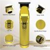 YHNNH Men's Professional Hair Clipper, Rechargeable Cordless Hair Clipper for Barbers, Powerful Motor, Easy Haircuts and Beard Trimming.(Gold) view 3