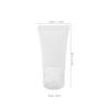 CTIRCHIU 8Pcs Frosted Plastic Travel Toiletry Bottles Refillable Soft Squeeze Tubes for Women Compact Leak-resistant Cosmetic Containers for Shampoo Lotion Cream Skincare view 2
