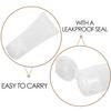 CTIRCHIU 8Pcs Frosted Plastic Travel Toiletry Bottles Refillable Soft Squeeze Tubes for Women Compact Leak-resistant Cosmetic Containers for Shampoo Lotion Cream Skincare view 3