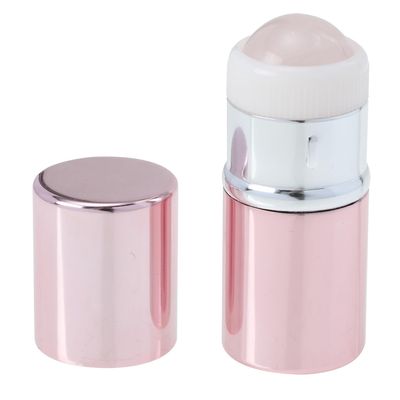 LOORGVEL Portable Pink Jade Ball Face Roller Facial Massager for Ladies Compact Lightweight Beauty Globe Tool for Tightening Skin Reducing Wrinkles Puffiness and Stimulating Collagen Face
