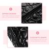 YUYUETIME PU Hand Pillow for Manicure Nail Art Rest Cushion with Stable Soft Support Clean Black Half-moon Design Wrist Pillow for Salon and Home Use view 4