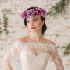 GALPADA Bohemian Floral Headband for Women Beach Peony Hair Accessory Romantic Brides Photoshoot Party Hairband with Delicate Fake Flower Decoration view 4