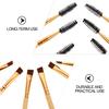 SOLUSTRE 6Pcs Double Ended Eyebrow and Eyelash Brush Portable Lash Curler Kit for Precise Makeup Application Multi-functional Brow Grooming Tool Comfortable Elastic Bristles for Defined view 4