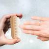 SOLUSTRE 4Pcs Wooden Manicure Brush Dual-sided Bristle Nail Hand Scrub for Men Women Portable Nail Art and Pet Paw Cleaning Random Color view 3