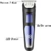 YHNNH Men's Professional Hair Clippers, Cordless/Wired Illuminated Trimmers, Electric Rechargeable Hair Clippers(Blue) view 2