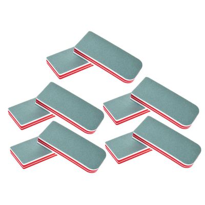 LIFKOME 10pcs Double-Sided Nail Buffer Blocks for Manicure and Pedicure Nail File Sponge for Shaping Filing and Polishing Natural Portable Art Supplies