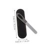 Cabilock 2 Sets Stainless Steel Double Sided Nail Files with Anti-Slip Handle Portable Nail Shapers for Manicure and Travel Easy to Clean with Protective Case view 2