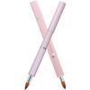 Cabilock 2pcs Retractable Double-head Lip Brush for Women Portable Nylon Lipstick and Gloss Applicator Soft Flexible Bristles for Smooth Makeup Application Compact Travel-friendly Lip view 1